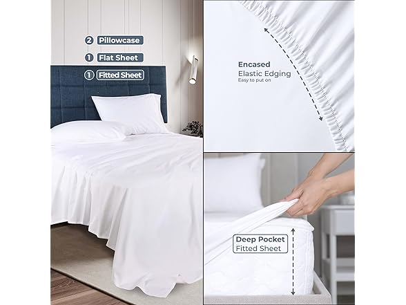 Superior Organic Cotton 300 Thread Count Sheet Set