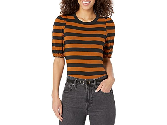 Dark Camel/Black - Even Stripe