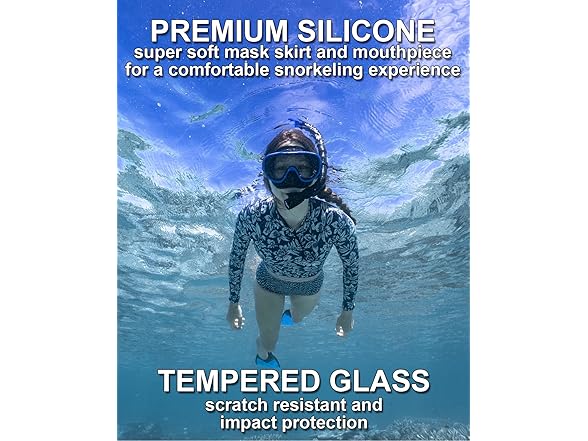 Reef Tourer Adult Mask & Snorkel Combo Set