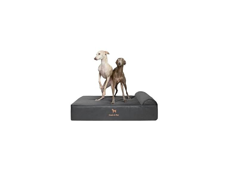 NOAH & PAW CL-LE-BLK-L L NOAH & PAW Dog Bed - Classic