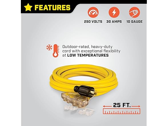 Champion Power Equipment 25-Foot Extension Cord