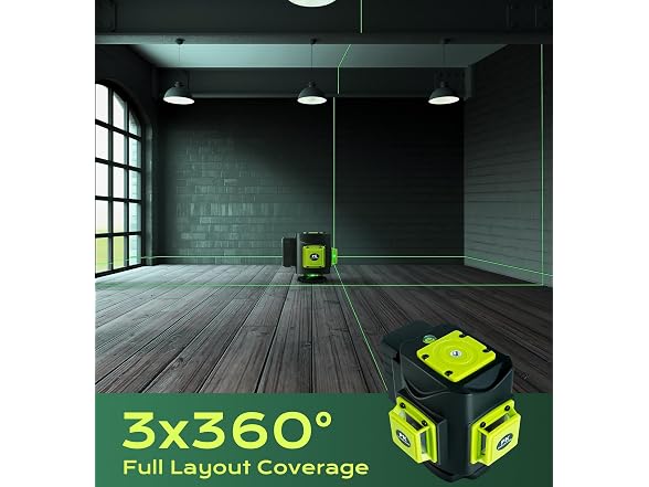 Laser Level Self Leveling 3x360