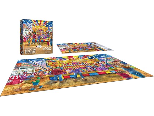 RoseArt - Bigelow Country - Fair Games 1000 Pc Puzzle