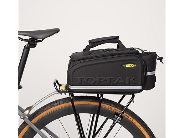 Topeak MTX TrunkBag - Rear Bicycle Bag - Spacious Storage an (Open Box)