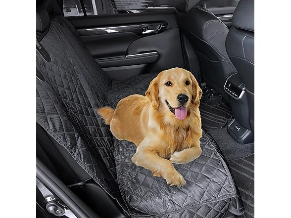 JLSDT Dog Car Seat Cover for Back Seat