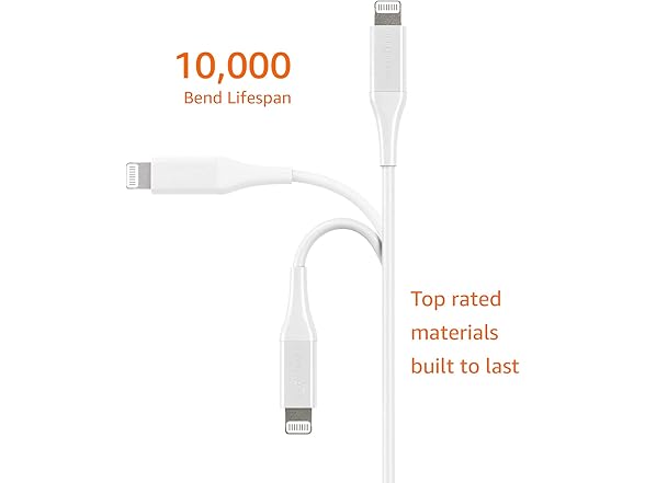 Amazon Basics MFi USB-A to Lightning Cable
