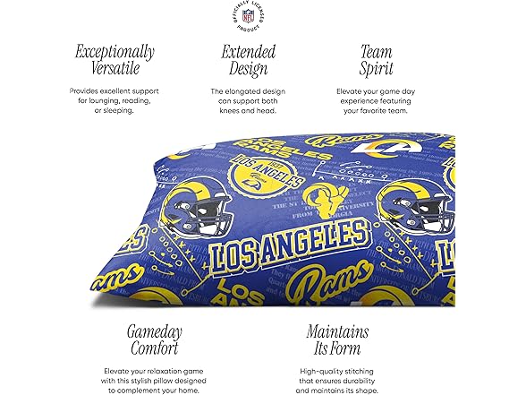 LOS ANGELES RAMS Plush Body Pillow