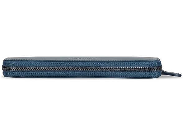 Otto Angelino Genuine Leather Zippered Clutch