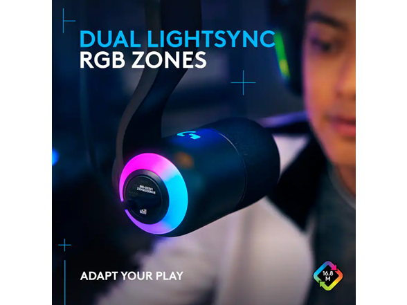 Logitech Yeticaster GX RGB Microphone and Boom Arm