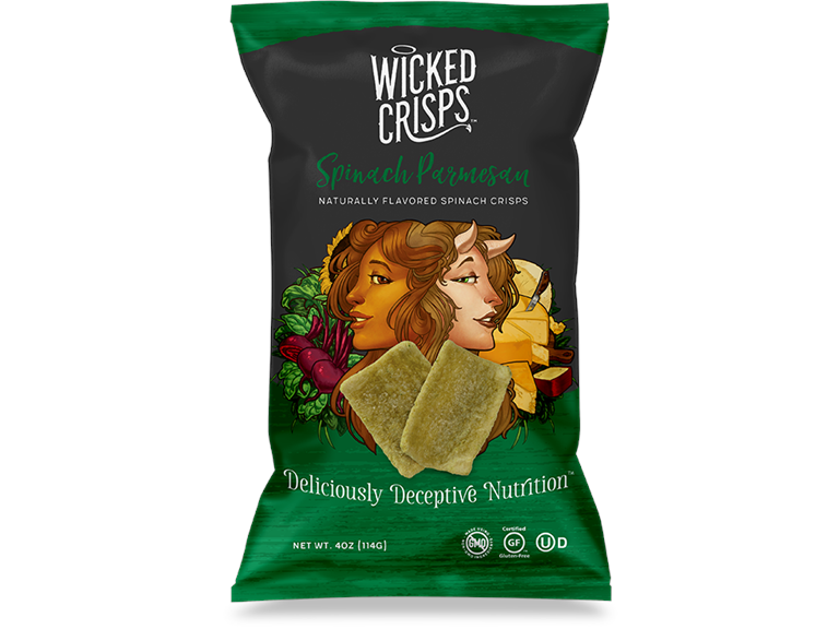(6 Pack) Wicked Crisps: Spinach Parmesan
