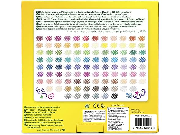 Crayola Colored Pencils - 100-Per Box