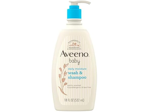 Aveeno Baby Daily Moisture Gentle Body Wash & Shampoo