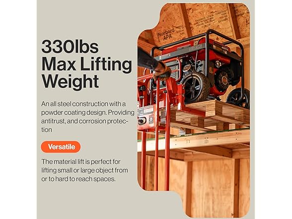 SuperHandy Material Lift Winch Stacker