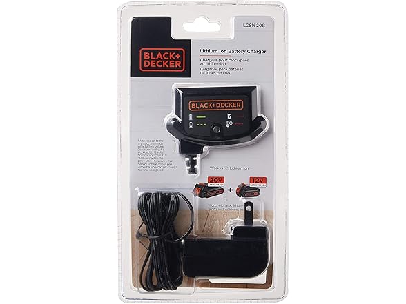 BLACK+DECKER 20V MAX Lithium Battery Charger