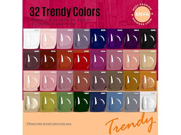 MEFA Gel Nail Polish Set Fall Winter