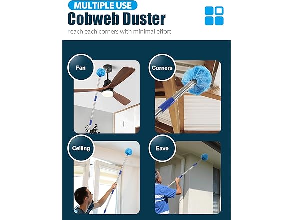 Cobweb Duster W/ Extension Pole