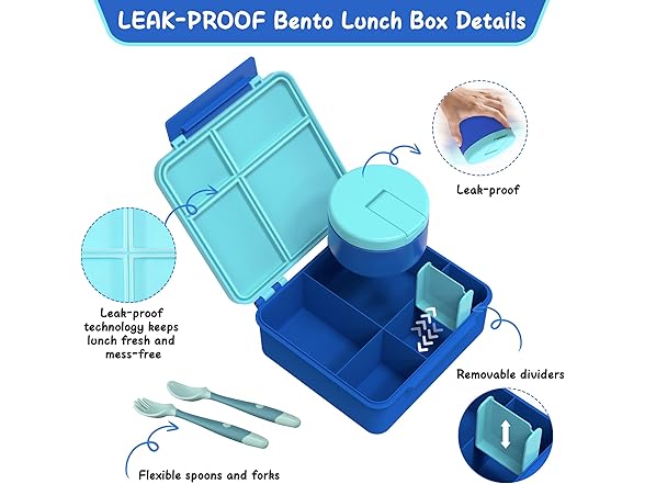 Bento Lunch Box for Kids