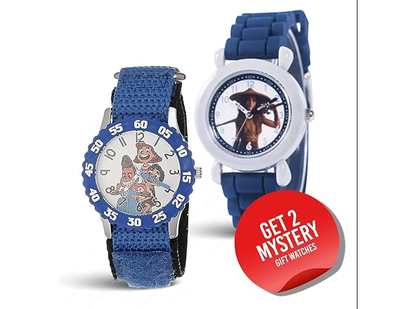 Disney Boys 2-Pack Watch Kids Ages 4–7 Set