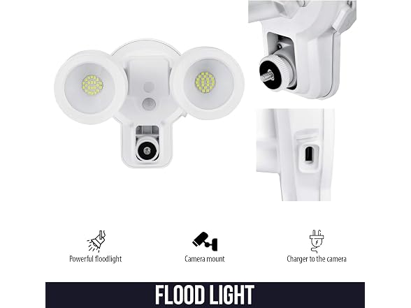 Wasserstein 3-in-1 Wired Floodlight, Cha
