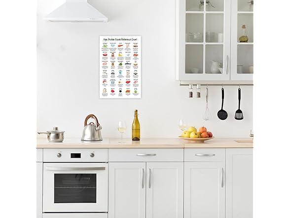 Generic 16x24 High Protein Food Reference