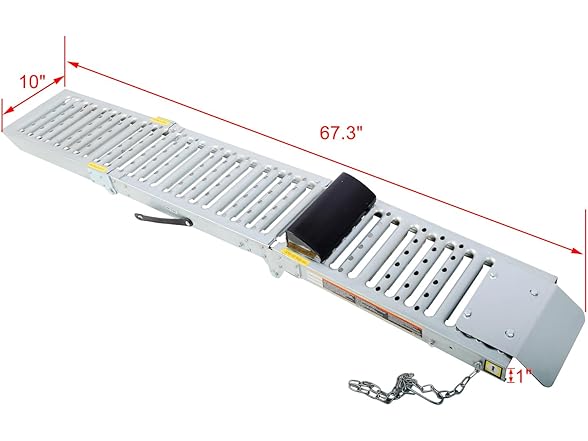 SPOFLYINN 2 Sets Car Service Ramps Lifts Vehicles 1000 Lbs Capacity Loading Ramps for ATVs UTVs Motorcycles Dirt Bikes 1000 pounds