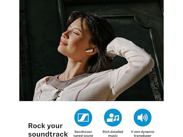 Sennheiser ACCENTUM Open Earbuds Cream