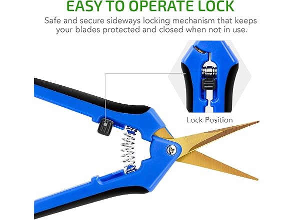 iPower Pruning Shear 6.5" Blue