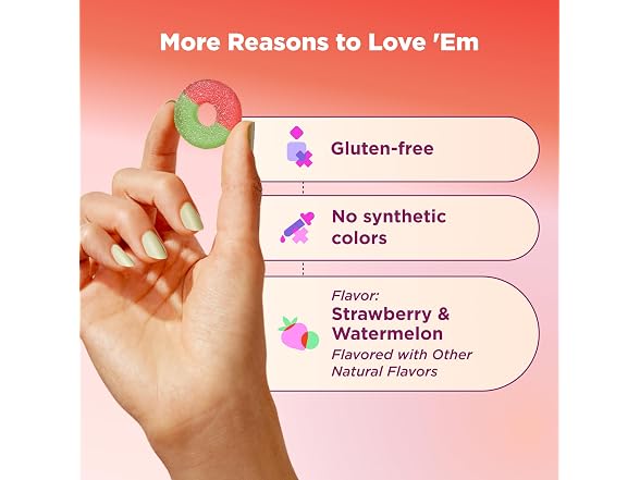 OLLY | Fiber Gummy Rings 50 Count