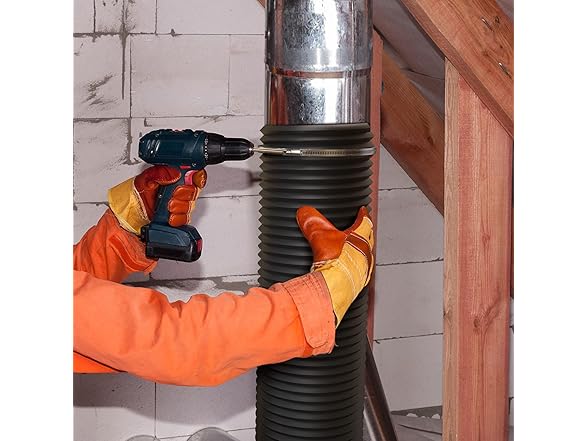iPower Flexible 6 Inch 8 Feet Aluminum Ducting