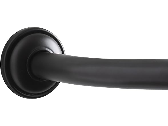 Bath Bliss Curved Shower Rod | Adjustable 42"