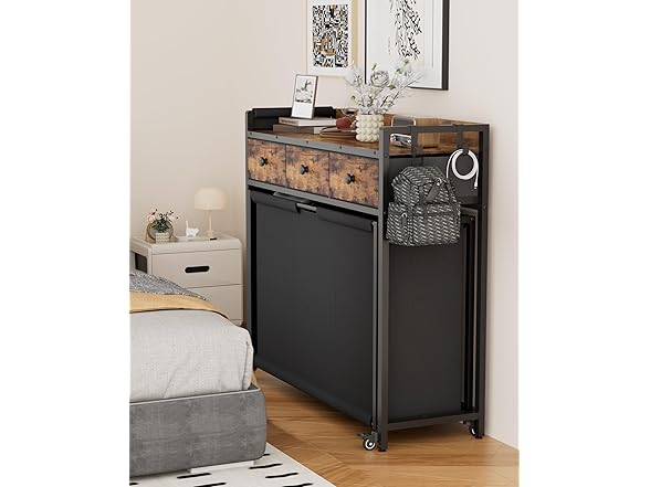 SAKSUN Laundry Sorter 3 Sections