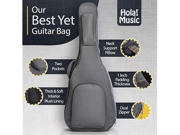 Hola! Music Electric Bass Guitar Case