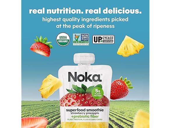 Noka Strawberry Smoothies 12pk