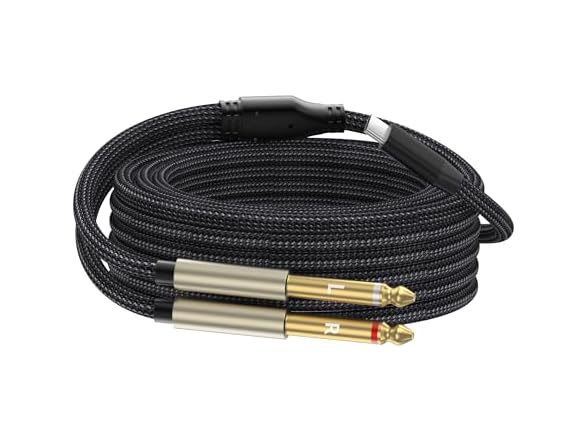 ZTOXLR USB C to Dual 6.35mm Splitter