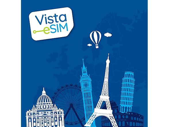 Vista eSIM Europe Prepaid Card 15G