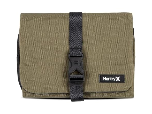 Hurley Men's Expandable Small Items Travel Dopp Kit: Your Choice