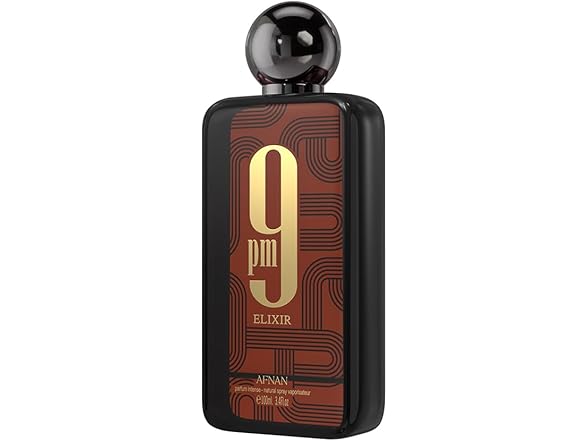 Afnan 9 PM Elixir - Parfum Intense - 3.4 Fl. Oz (JPG Le Male Elixir Absolu Twist)