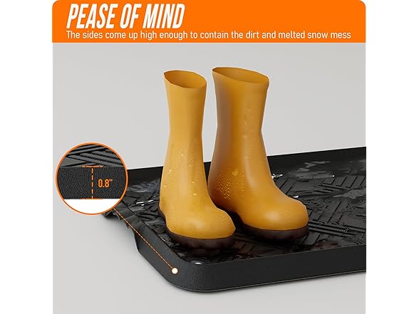 LFCONNECT Rubber Shoe Tray
