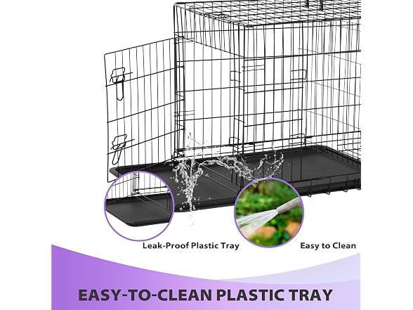 BestPet | Dog Crate | 30" | Black | Foldable