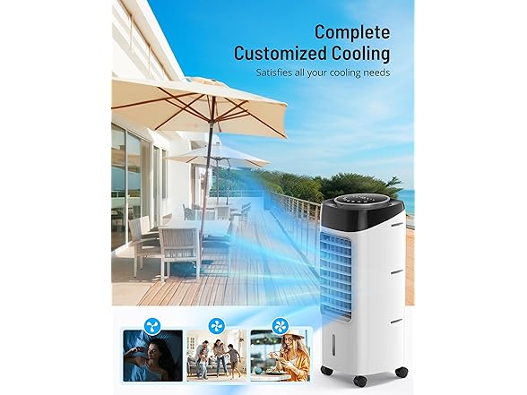 Paris Rhone Evaporative Air Cooler, 3-in-1