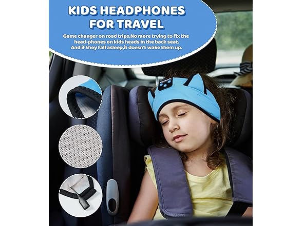 KIDSBAND Kids Headphones Bluetooth