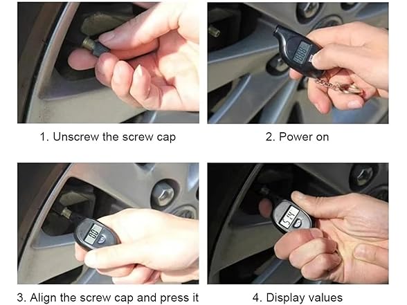 MUSM AAP-Auto-082 Tire Gauge Keychain