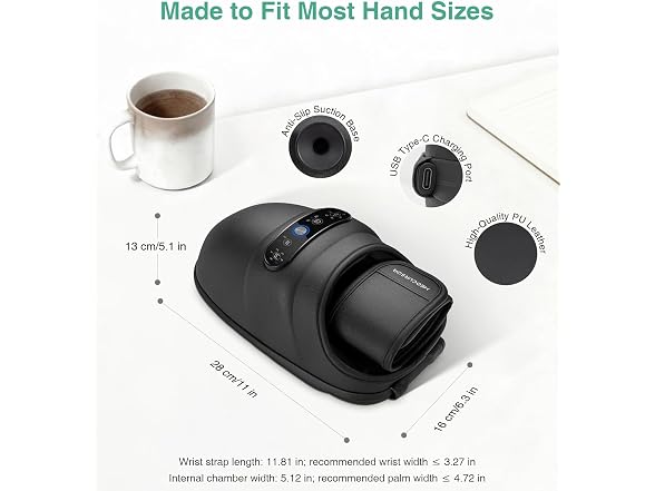 Medcursor Hand Massager with Heat