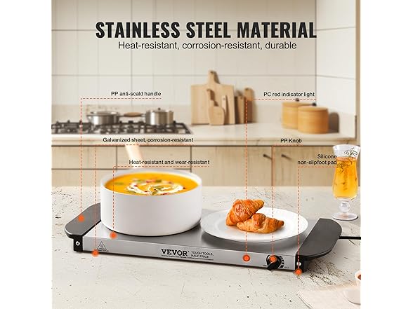 VEVOR Electric Food Warming Tray