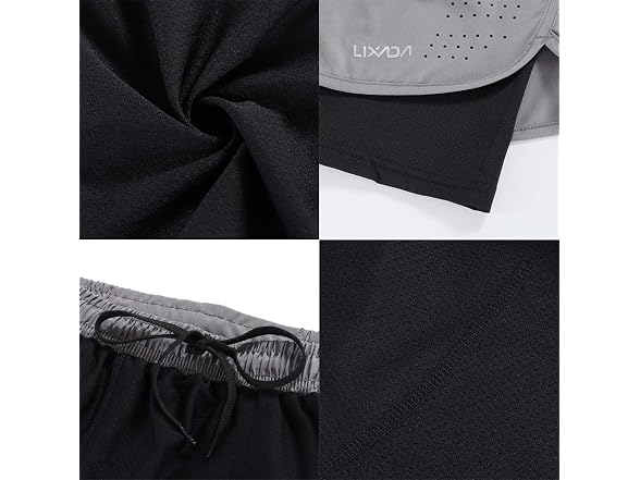 Lixada Men (XXL) Running Shorts