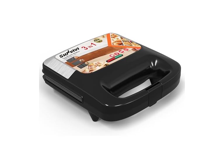 Sunvivi BC501825100036 3 in 1 waffle maker