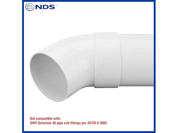 NDS 4P03ST PVC S&D 45° Street Elbow