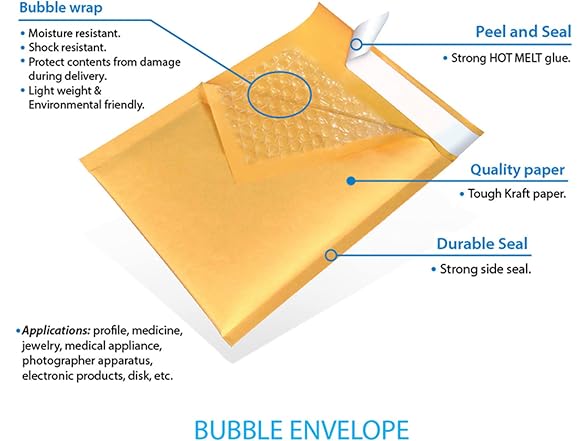 Supply Air Supply Air 6x10 Kraft Bubble Mailers #0