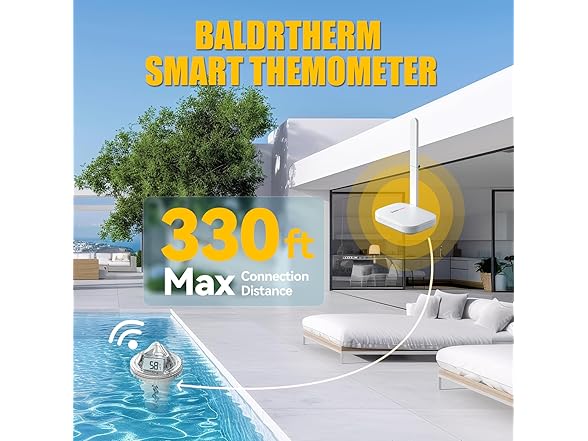 BaldrTherm BaldrTherm Wireless Pool Thermometer wit