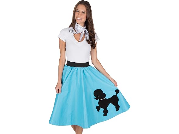 Kidcostumes Women (OS) Poodle Skirt Musical Skirt